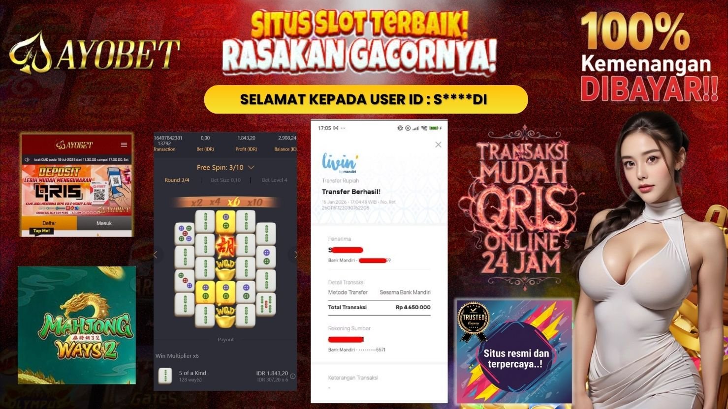 AYOBET JACKPOT SLOT MAHJONG WAYS 2